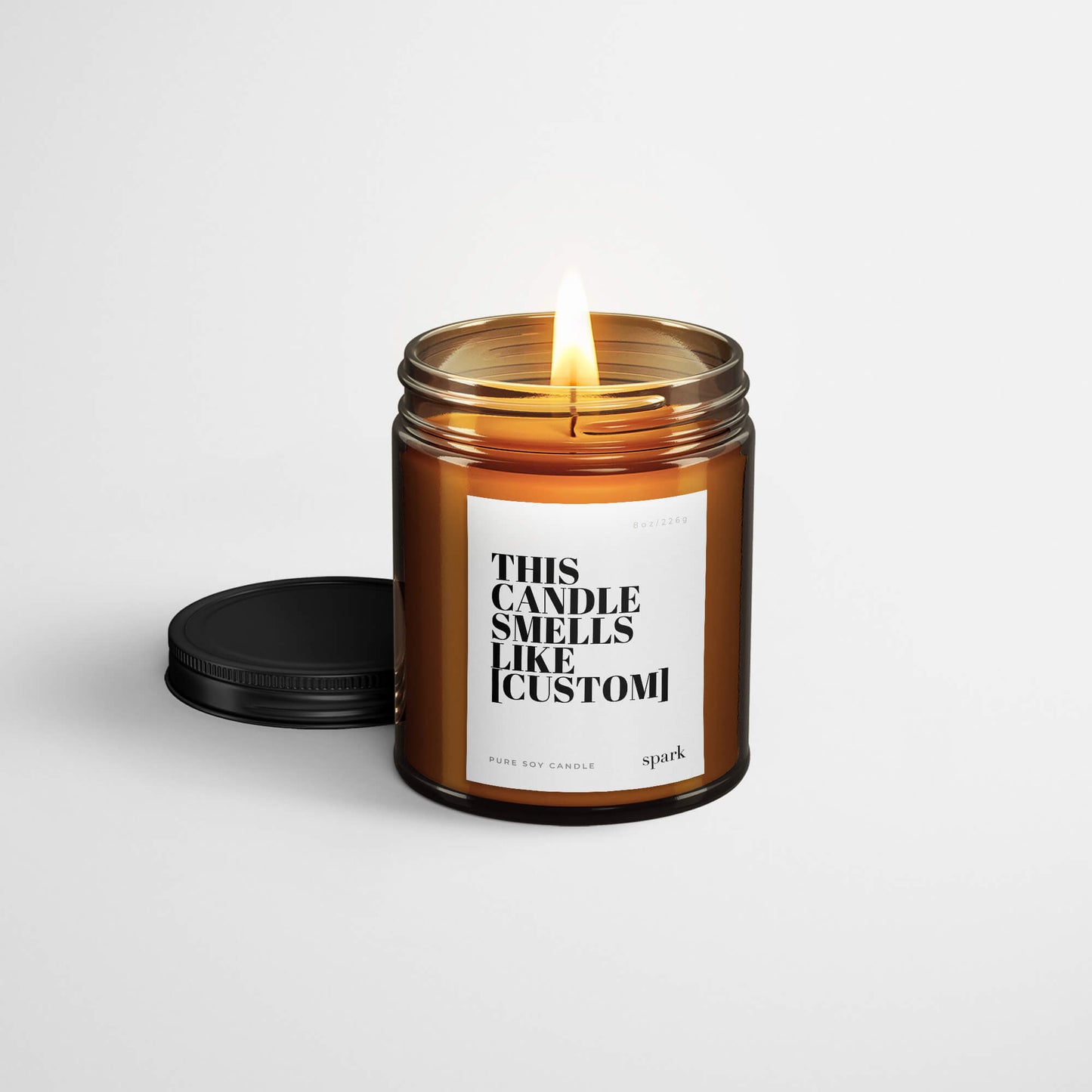 Fig, Amber Jar Candle 8 oz.